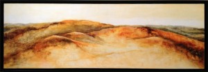 Acrylic on birch panel, 20x60in. Janie Lockwood. $1,999